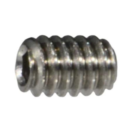 Midwest Fastener #0-80 x 3/32" 18-8 Stainless Steel Fine Thread Hex Socket Headless Set Screws 1 12PK 930681